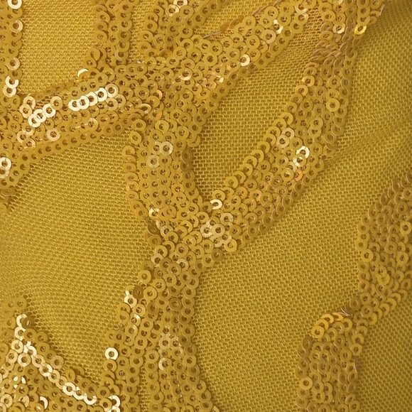 Lulu's Yellow Lace Backless Strappy Gown - Picture 10 of 13